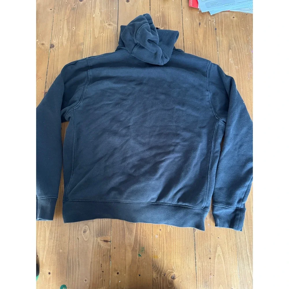 Nike Sportswear Club Fleece Hoodie Black‎ Pullover Sweatshirt Mens Size M